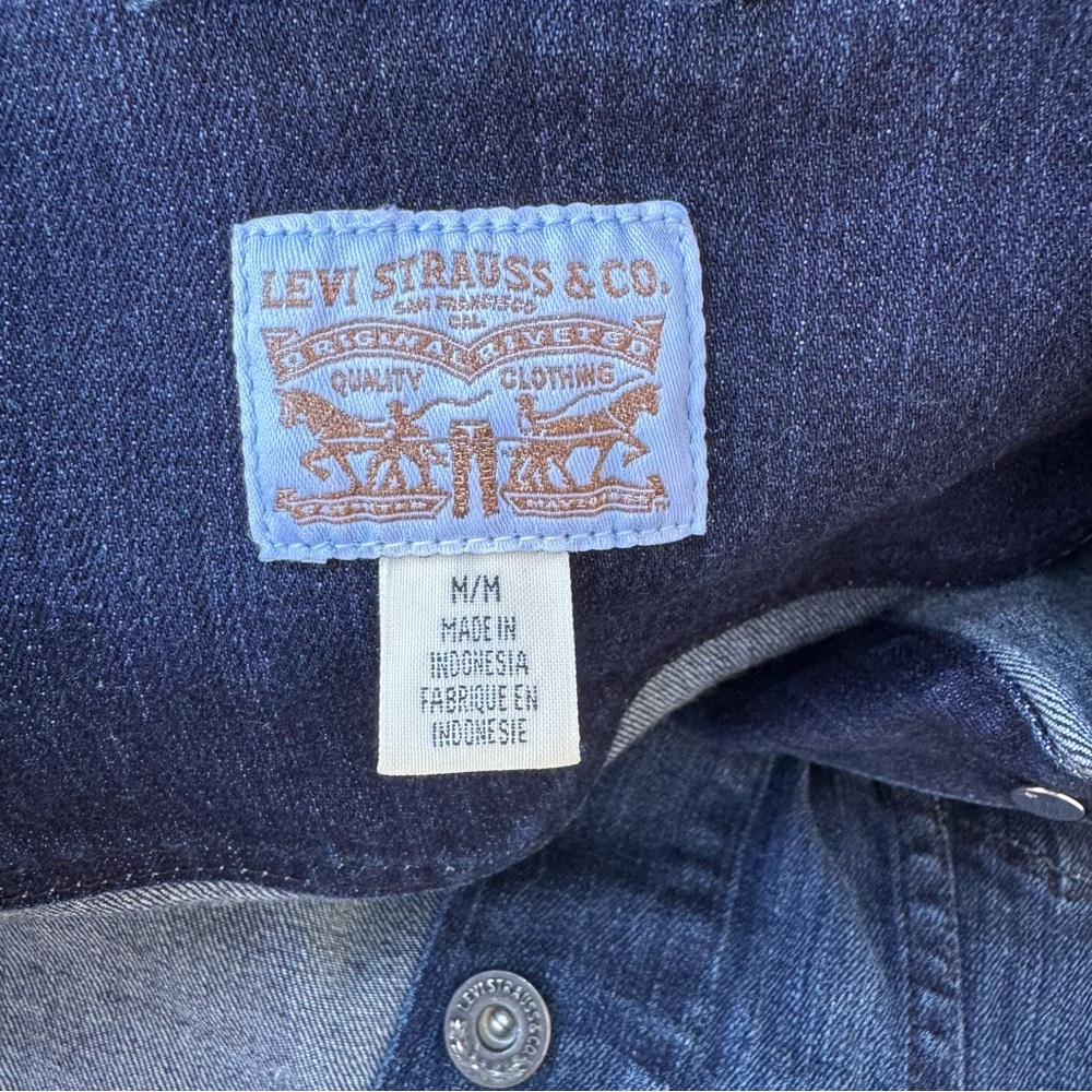 Levi's Indigo Denim Jacket - image 6